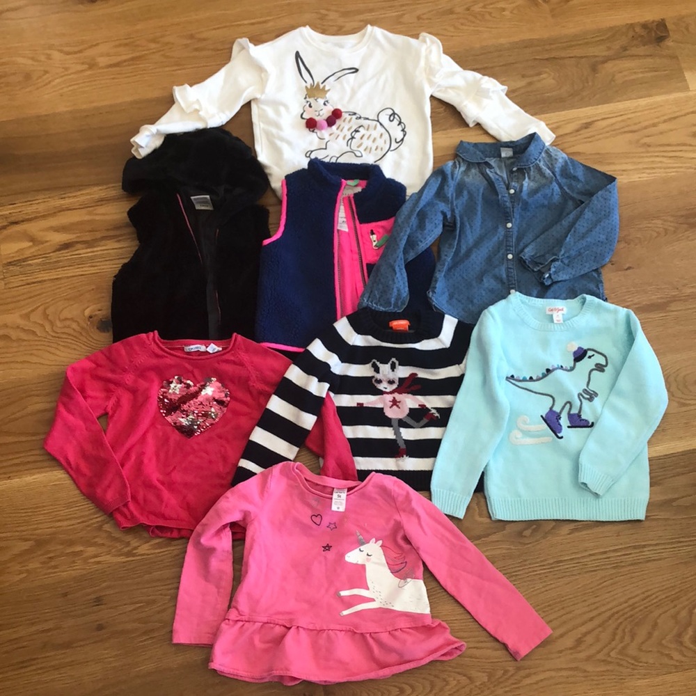 4T & 5T Vests Sweaters and Sweatshirts Bundle